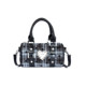 Abby Star Boston Bowling Tote Crossbody Bag