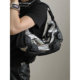 European and American functional armpit crescent crossbody bag