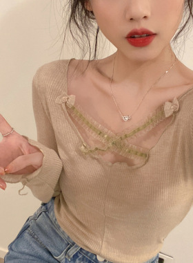 s925纯银爱心锁骨链ins风女爆款