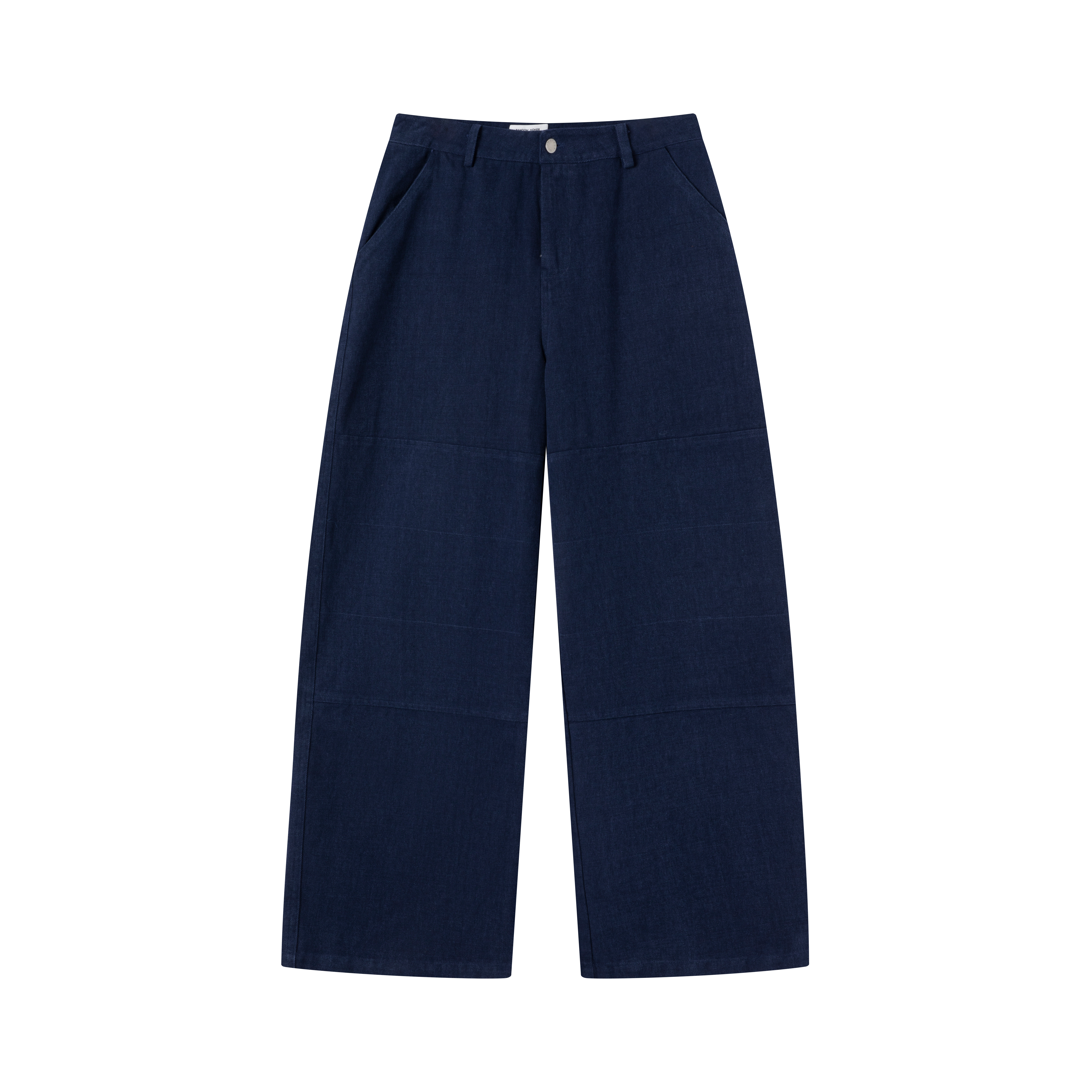 RANDOMHOKER 男女同款水洗复古裁片拼接低腰弯刀直筒工装裤,淘宝优惠券,粉丝福利购,淘宝优惠卷