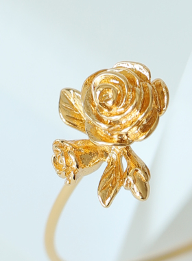 简约原创设计花朵手镯