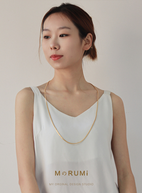 欧美时尚个性立体蛇骨链项链