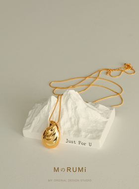 涟漪系列18k真金手工精抛毛衣链