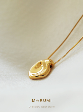 18K真金黄铜设计师轻奢钛钢镀项链