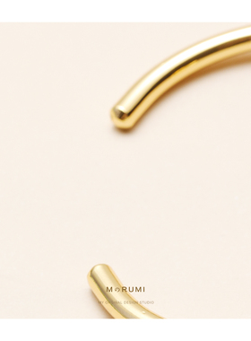 结语 大牌celi风ins简约气质 冷淡风网红纯铜镀18K金打结手镯女