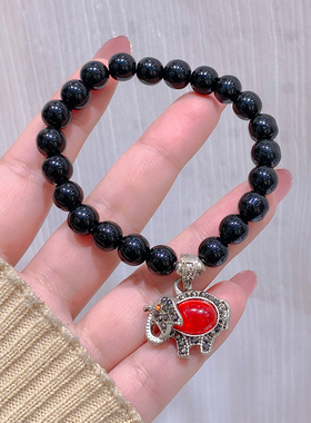 红色马瑙手链新中式国风古典手串