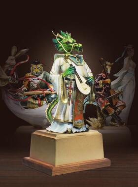 皇嘉熙品全铜十二生肖摆件全套中式创意家居装饰品兔子兔年吉祥物