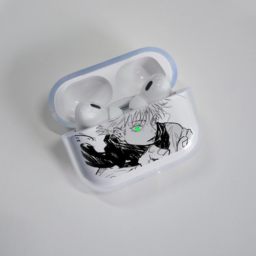 azeyao工作室五条悟对灯适用苹果Airpodspro3代软壳保护套二代对灯AirPods4耳机套Pro2四代五代 - 图1