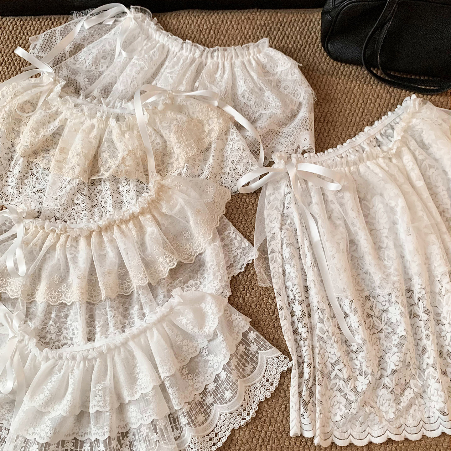 韩系长款蕾丝遮胯屁帘女春夏叠穿高级配牛仔裤子打底裙半身裙短裙,淘宝优惠券,粉丝福利购,淘宝优惠卷