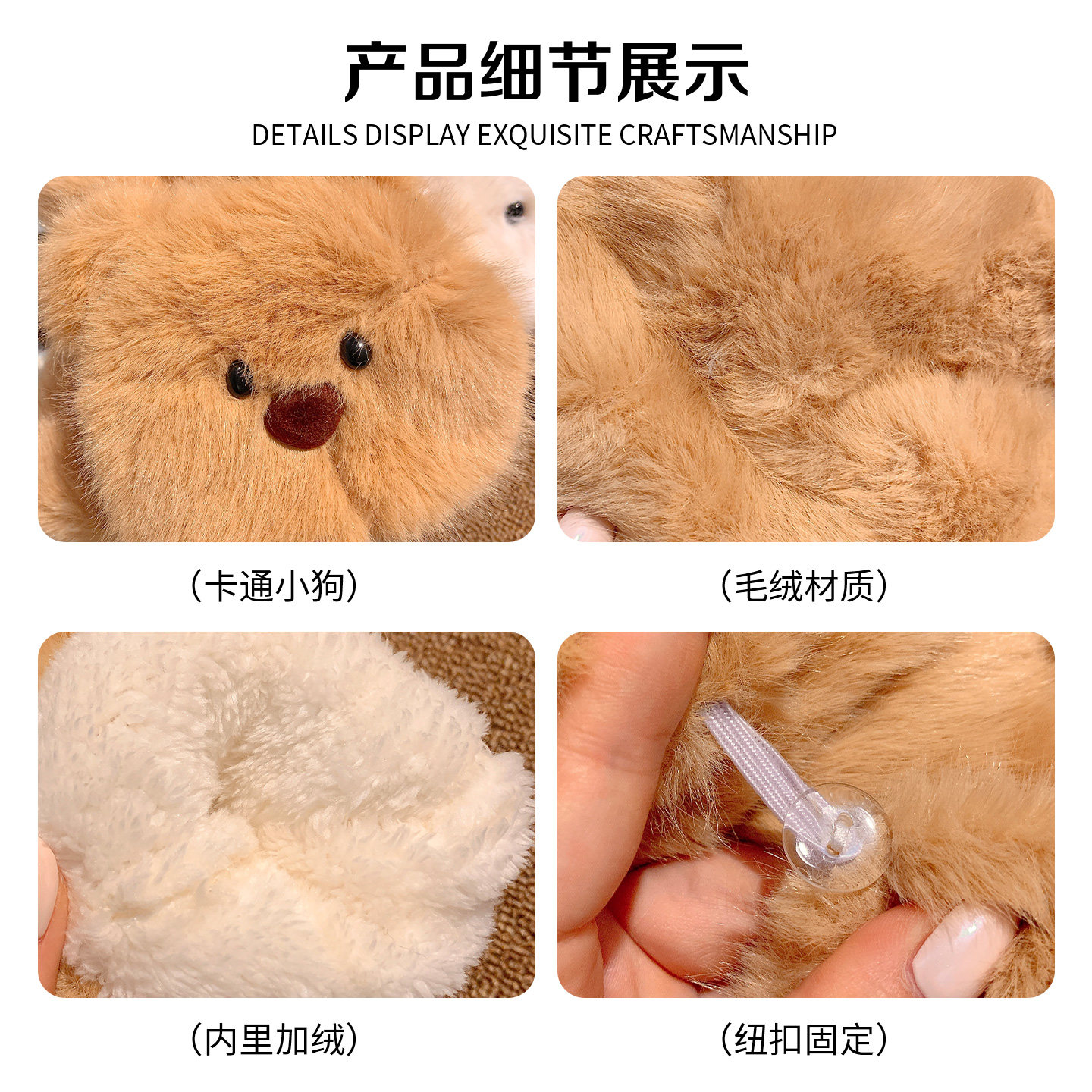 可爱兔子毛绒翻盖半指手套女冬季保暖加绒加厚学生写字防寒风防冻,淘宝优惠券,粉丝福利购,淘宝优惠卷