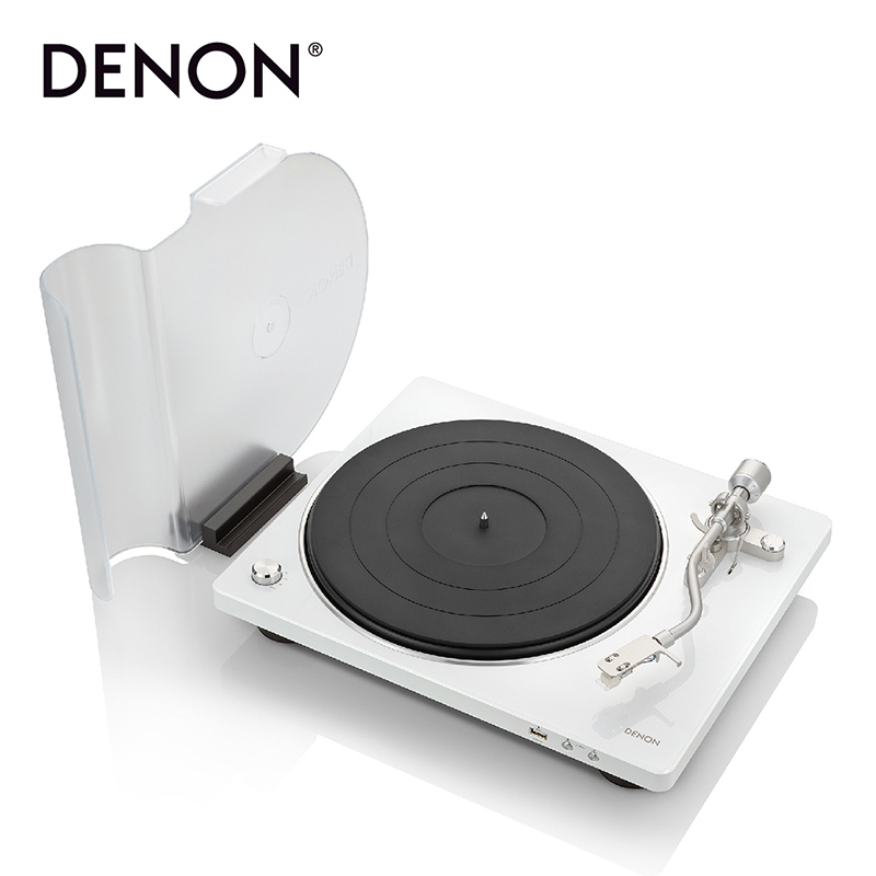 Denon/天龙 DP-450USB白色 黑胶唱片机留声机家用现代复古唱片机 - 图0