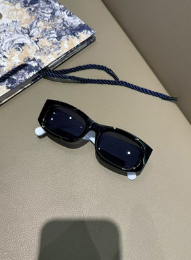 2025新款拼接墨镜辣妹前卫方框太阳镜遮阳显瘦大脸开车度假近视