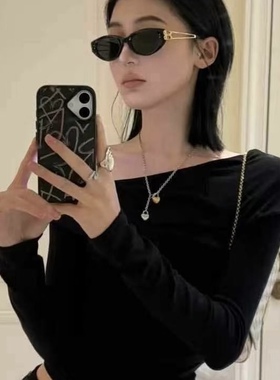 2025猫眼墨镜金属镜腿太阳镜