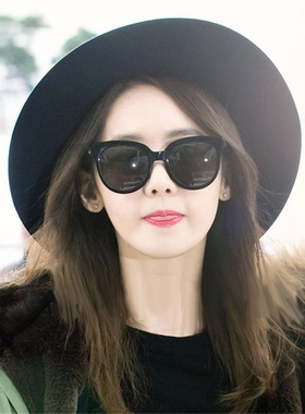 韩国偏光墨镜潮牌墨绿