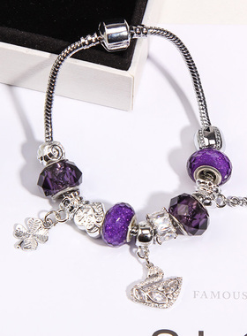 diy潘家风格吊坠森系学生手链