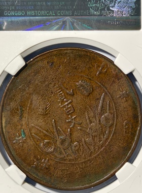 1913年民国四川省造贰百文铜元钱