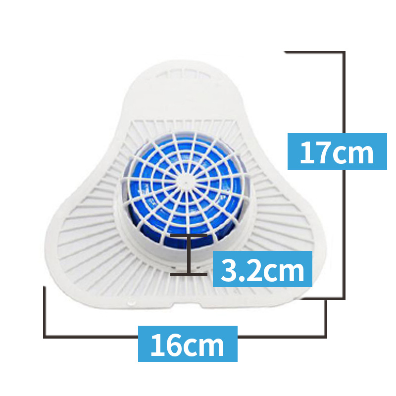 尿斗香饼香块男厕小便池除臭三角块香片过滤网尿池小便斗防臭神器-图2