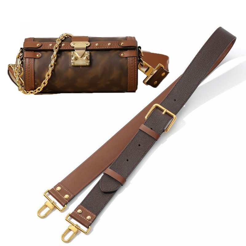 适用LV巴比龙圆筒包真皮包带斜挎宽肩带包改造配件包带替换肩带潮,淘宝优惠券,粉丝福利购,淘宝优惠卷