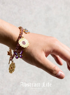 stugazl蝴蝶珍珠椰树ins小众钻石