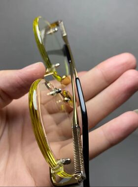 石中石水晶石头镜新款无框