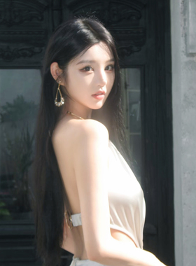 白玉兰盛开欧美小众设计耳坠铜镀轻奢感时尚潮流满钻锆石耳钉