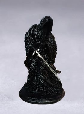 哥特风戒灵树脂黑袍死神北欧式