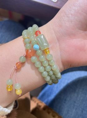 天然和田玉新中式玉石手链