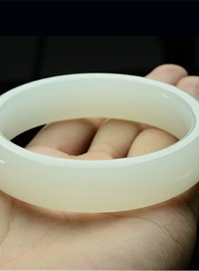 珠宝羊脂白玉质感阿富汗礼品手镯