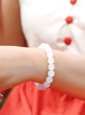A级玉器饰品手串白玛瑙