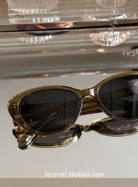 猫眼墨镜女款可可咖啡色