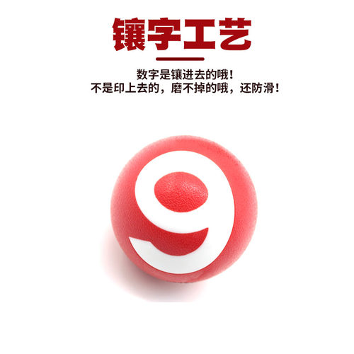 长寿防滑门球CS-707专业门球比赛器材1-10号套装室内外门球可刻字 - 图2