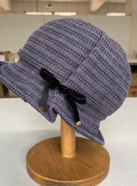 工厂直销日本设计雪尼尔盆帽休闲保暖护耳渔夫帽19AW-W0604A