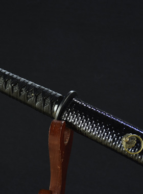 未开刃刀剑手工锻打硬剑日式长剑高锰钢一体宝剑摆件工艺品未开刃