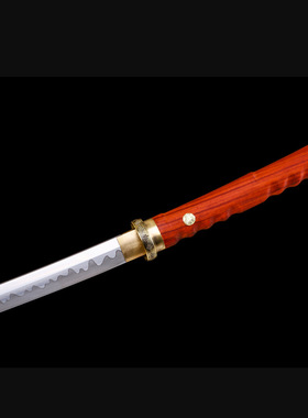 未开刃刀剑高锰钢红木传统宝剑收藏一体日式冷兵器防身长剑未开刃