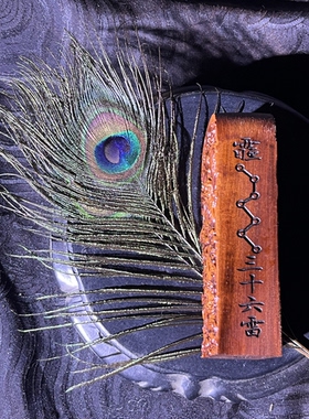 天然龙虎山10*5枣木王灵官令牌摆件纯天然精雕正宗号令古风正品
