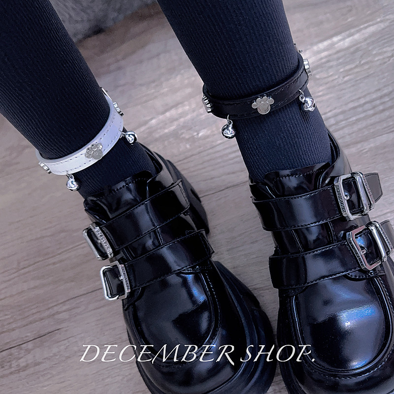 包邮可爱猫咪铃铛脚环脚链少女软妹铃铛脚环萝莉女脚绳宠物礼物 - 图0