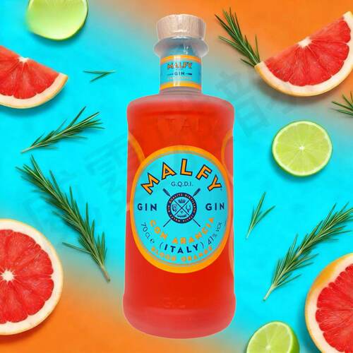 MALFY Gin 莫芬金酒 原味 粉红玫瑰 柠檬 血橙口味700ml 41度国行 - 图2