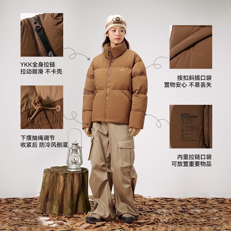 【山系】伯希和户外800蓬泡芙羽绒服女2025新款保暖防风鹅绒服,淘宝优惠券,粉丝福利购,淘宝优惠卷