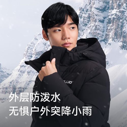 【极寒pro】伯希和户外650蓬鹅绒羽绒服男2025春季防风运动外套女 - 图2