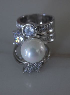 多元素水晶实物拍摄戒指特惠处理