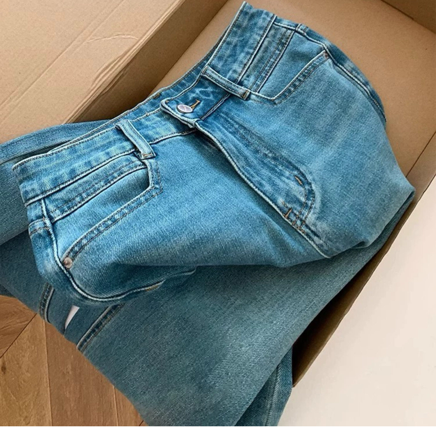 大碗plus定制大码女装微胖mm复古水洗直筒牛仔秋季宽松显瘦九分裤,淘宝优惠券,粉丝福利购,淘宝优惠卷