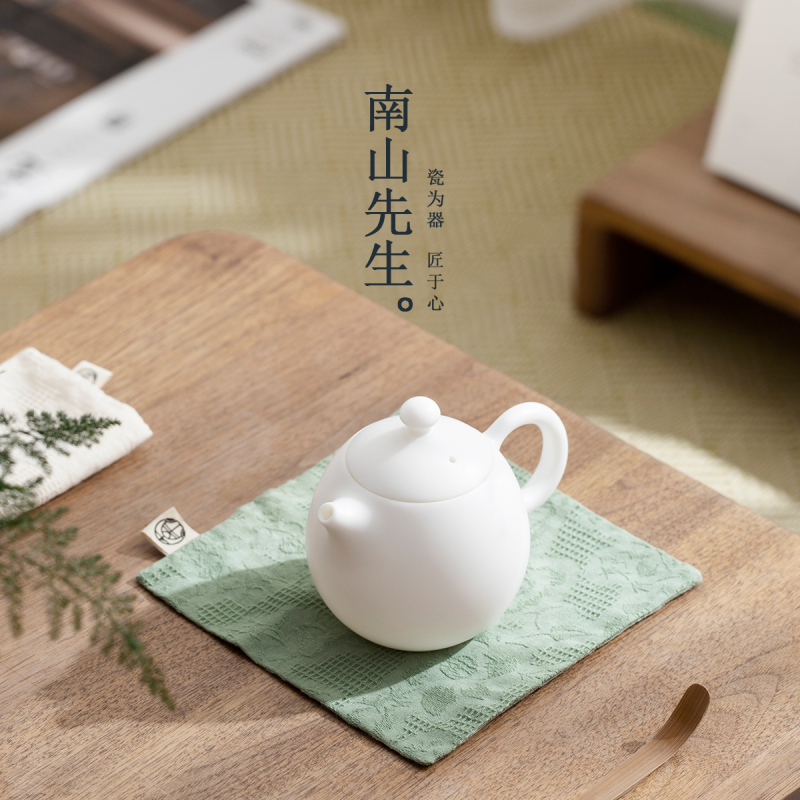 南山先生棉麻方巾茶布防水茶巾方形茶垫功夫茶具配件家用茶道配件-图0