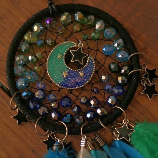 Handwoven Feather Car Pendant Creative Gift