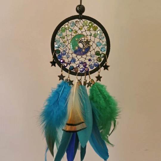 Handwoven Feather Car Pendant Creative Gift