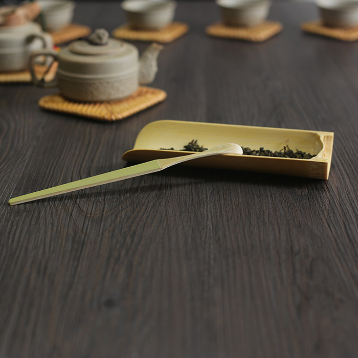 竹制茶扒竹节茶拨纯手工茶勺功夫茶具茶匙茶道六君子配件抹茶粉勺_虎窝淘