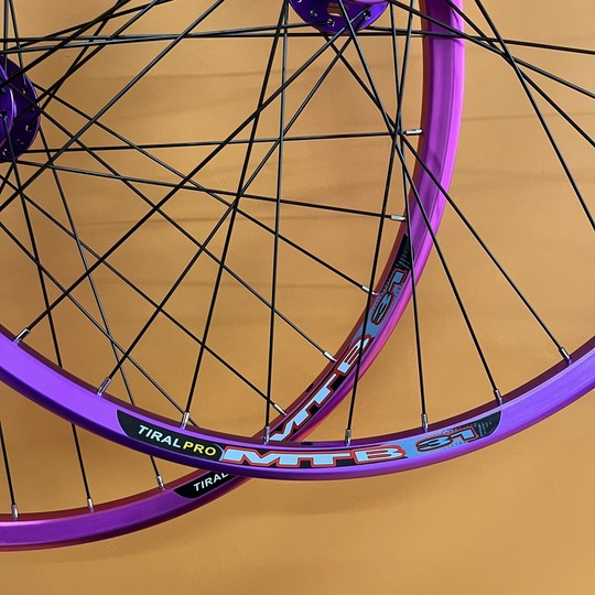 24寸26/27.5/29寸炸街120响4培林快拆碟刹铝合金山地自行车轮组