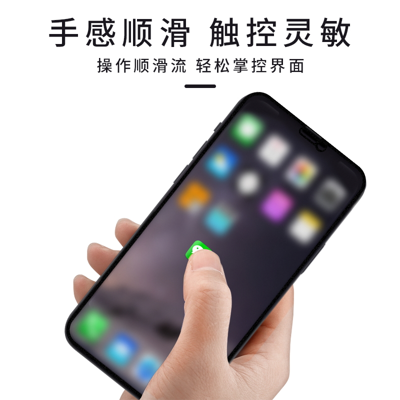 适用iPhone15PROMAX 14 13苹果12 XS XR 11 8P手机全屏防爆防指纹磨砂白光钢化膜-图1