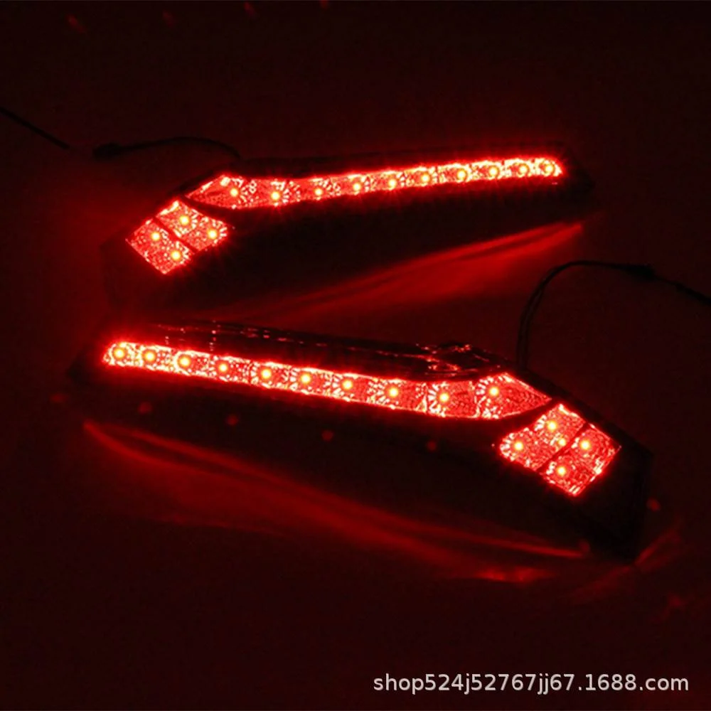 适用于本田14-20款飞度尾灯刹车LED行车灯GK5改装尾灯立柱灯 - 图1