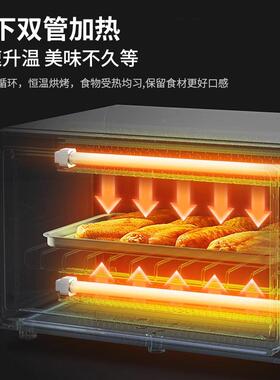 出口空气烤箱15L电烤箱家用多功能微波炉烘焙蛋挞热烤箱110V