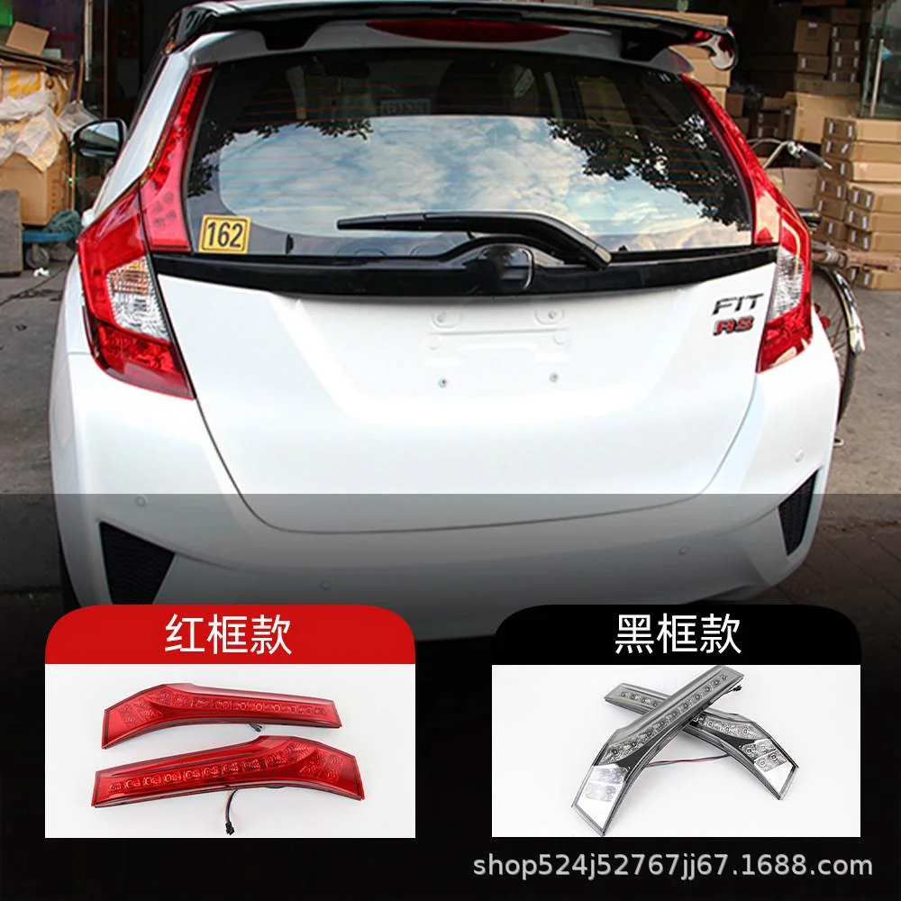 适用于本田14-20款飞度尾灯刹车LED行车灯GK5改装尾灯立柱灯 - 图0